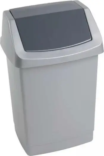 Kosh mbeturinash Curver CLICK IT, 9L, plastikë, gri