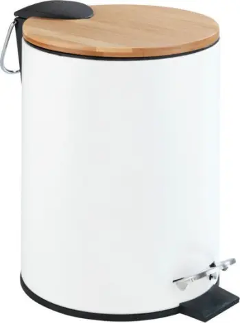 Kosh kozmetik Wenko Tortona, 3L, Easy Close, i bardhë mat