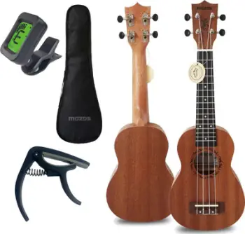 Set ukalele soprano Mozos Gecko