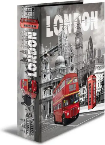 Dosje klasore Herma London 7172, A4, 70mm, shumëngjyrëshe