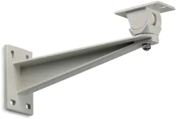 Mbajtëse muri për kamera Videotec WBJA, aksesor sigurie, metalike, e bardhë