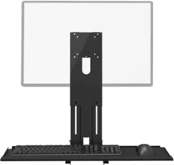 Mbajtëse muri për monitor AlzaErgo Arm O25B, deri 32", VESA, e zezë
