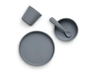 Set ushqimi Jollein, i hirtë, 4 pjesë - 2