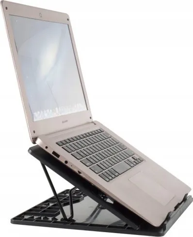Stativ për laptop Art P14, ABS dhe çelik, lartësi e rregullueshme, gri - 3