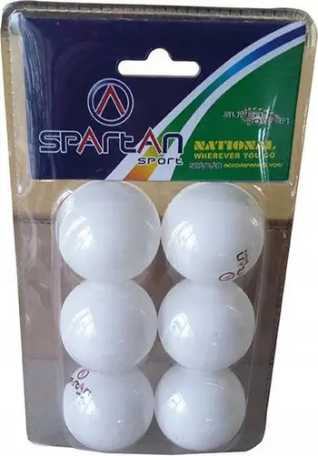 Rrjetë pingpongu Spartan, set 6 copë, najlon, blu