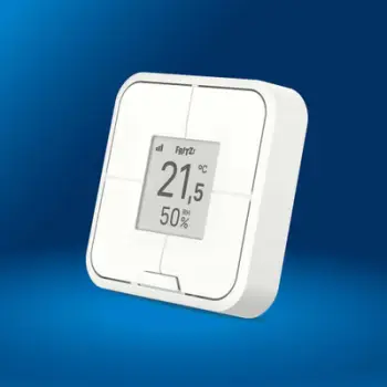 Buton i mençur FRITZ Smart Control 440, ekran e-paper, 4 butona, i bardhë
