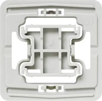 Adaptues montimi HomeMatic Jung J1 EQ3-ADA-J1, për çelësa Jung, për module HomeMatic, plastikë e bardhë