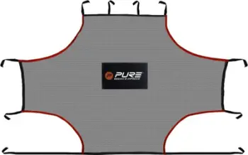 Rrjetë trajnimi futbolli Pure2Improve, 275 x 185 cm, e hirtë