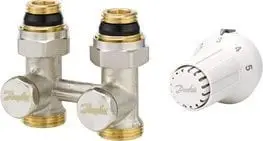 Set valvulash termostatike Danfoss RAS-CK RLV-KS, për radiator, metalik