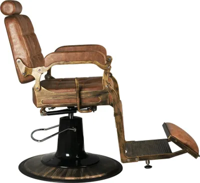 Karrige berberi Gabbiano Boss Old Leather, profesionle, kafe e çelët - 4