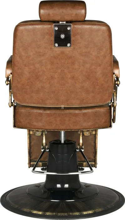Karrige berberi Gabbiano Boss Old Leather, profesionle, kafe e çelët - 5