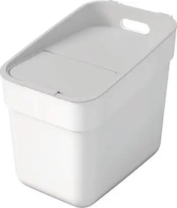 Kosh mbeturinash Curver Ready To Collect, 20L, plastikë e ricikluar, i bardhë