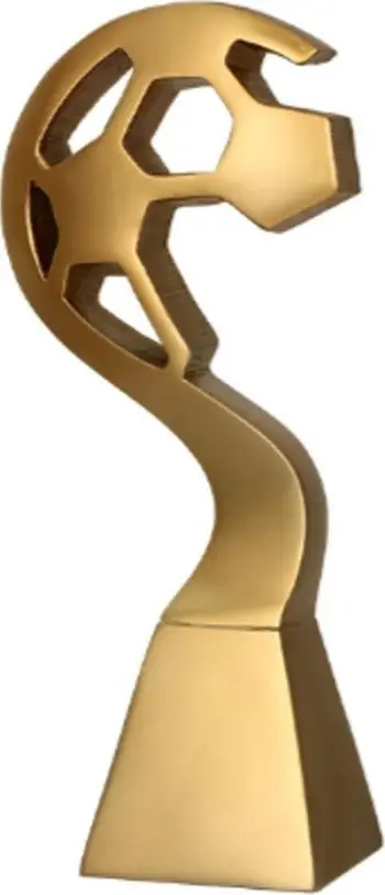Statujë trofe futbolli Rpsports RP5010, 23cm, ngjyrë ari