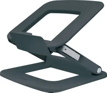 Stendë laptopi Leitz Ergo Adjustable Multi Angle, lartësi e rregullueshme, 80% plastikë e ricikluar, e zezë