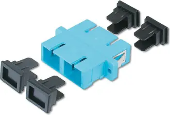Kuple SC/SC Digitus Multimode, 30 copë, polimer, ngjyrë turquoise