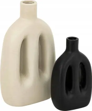 Set vazo dekorative Atmosphera Inuit Dreams, keramikë, 20cm, dyngjyrëshe