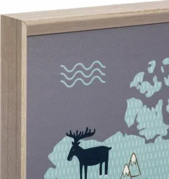 Hartë muri për fëmijë Atmosphera for Kids, 70x50 cm, shumëngjyrëshe