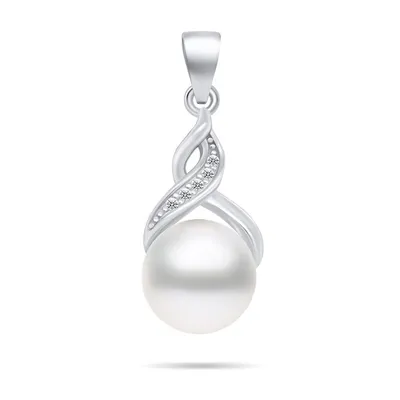 Set vathë dhe varëse Brilio Silver SET276W - 5