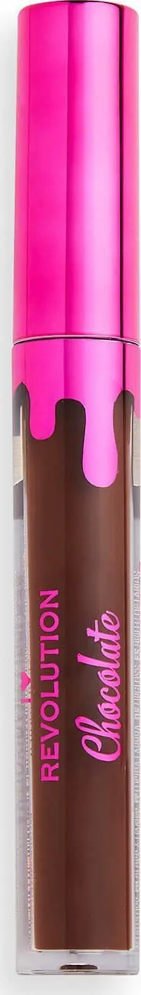 Lip gloss Makeup Revolution I Heart Revolution Chocolate Mocha, 3.2 ml, kafe