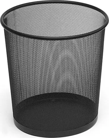 Kosh mbeturinash metalik, 6L, i zi