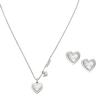 Set Varëse dhe vathë për femra Emporio Armani EGS3228SET, të argjendta