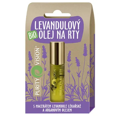 Vaj për buzë Purity Vision Organic Lavender, 10 ml - 1