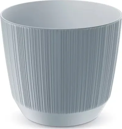 Set vazo lulesh RYFO, 8.8cm, 10 copë, gri e çelët - 1