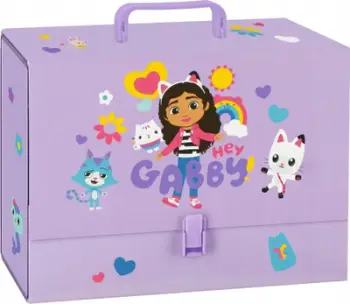 Dosje me dorezë STARPAK Gabby 533771, A4, shpinë 95mm, shumëngjyrëshe