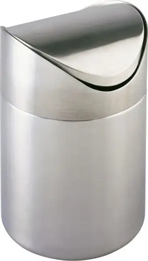 Kosh mbeturinash Wenko Otranto, 3L, çelik inox, krom