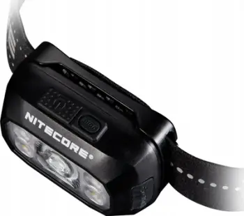 Fener koke NITECORE NU30, 500 lumens, 1500mAh, e zezë