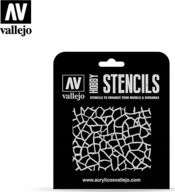 Stencil modelizmi Hobby Stencils ST-CAM003, kamuflazh Luftwaffe WW2, shkalla 1/32
