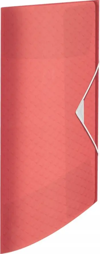 Dosje me elastik ESSELTE Colour Breeze A4, polipropilen, transparente coral