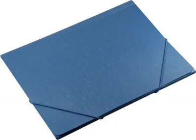 Dosje me elastik Hasta A4, PVC, blu - 1
