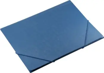 Dosje me elastik Hasta A4, PVC, blu