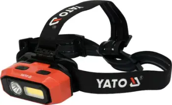 Fener koke Yato YT-08594, LED 800 lm, sensor lëvizjeje, i zi