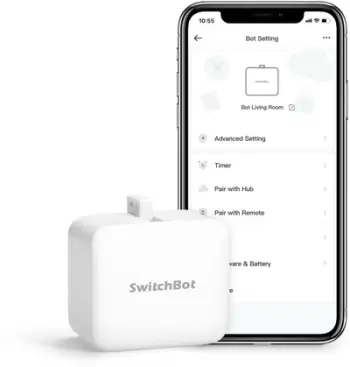 Buton smart SwitchBot SWITCHBOT S1W, kontroll në distancë, i bardhë