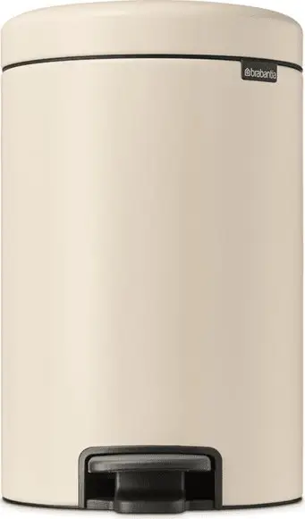Kosh pedali Brabantia NewIcon, 3.2 gal, çelik, bezhë e butë