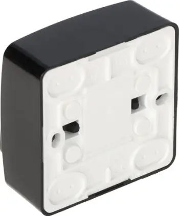 Buton zile Berg Surface Mounted, montim sipërfaqësor, momental, i zi