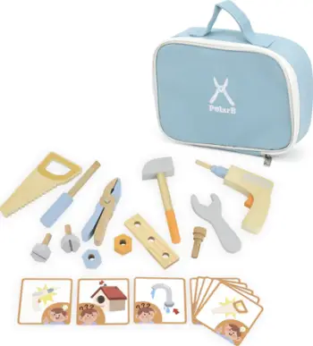Set veglash druri për fëmijë PolarB Tool Set, 22 x 16 x 8 cm, shumëngjyrësh