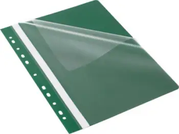 Dosje me kapëse Bantex Budget PP A4, paketim 25 copë, Evo green