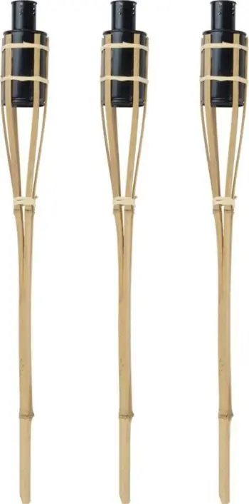 Fener kopshti Arti Casa, set 3 copë, dizajn natyral, kafe