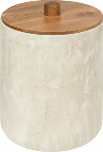Kosh plehrash 5five Côme, 5L, efekt mermeri, bezhë
