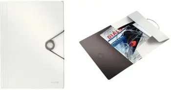 Dosje me goma Leitz Solid, A4, PP, e bardhë