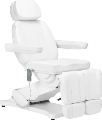 Karrige elektrike pedikyr SILLON CLASSIC, 3 motorë, e bardhë