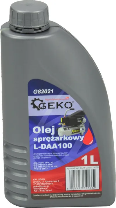 Vaj për kompresor GEKO G82021, 1L, L-DAA - 1
