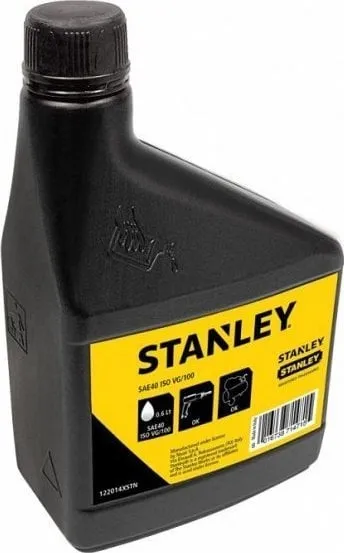 Vaj për kompresor Stanley, 0.6L, SAE40 ISO VG100, transparent - 1