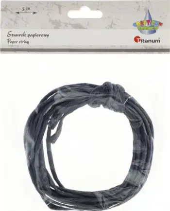Litar letre Titanum Paper Twine, 5 m, 3.5 mm, i zi