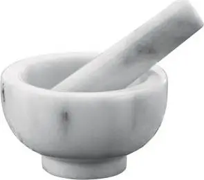 Havan kuzhine Kchenprofi Marble, 11 cm, mermer, i bardhë