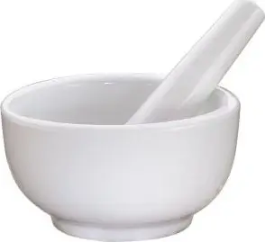 Havan kuzhine Küchenprofi prej porcelani, 7 cm, i bardhë