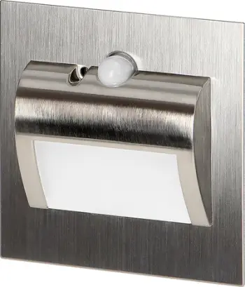 Ndriçues shkalle Orno DRACO LED AD-OS-6164LR6/N, 1.5W, 12V DC, sensor lëvizjeje, satinë